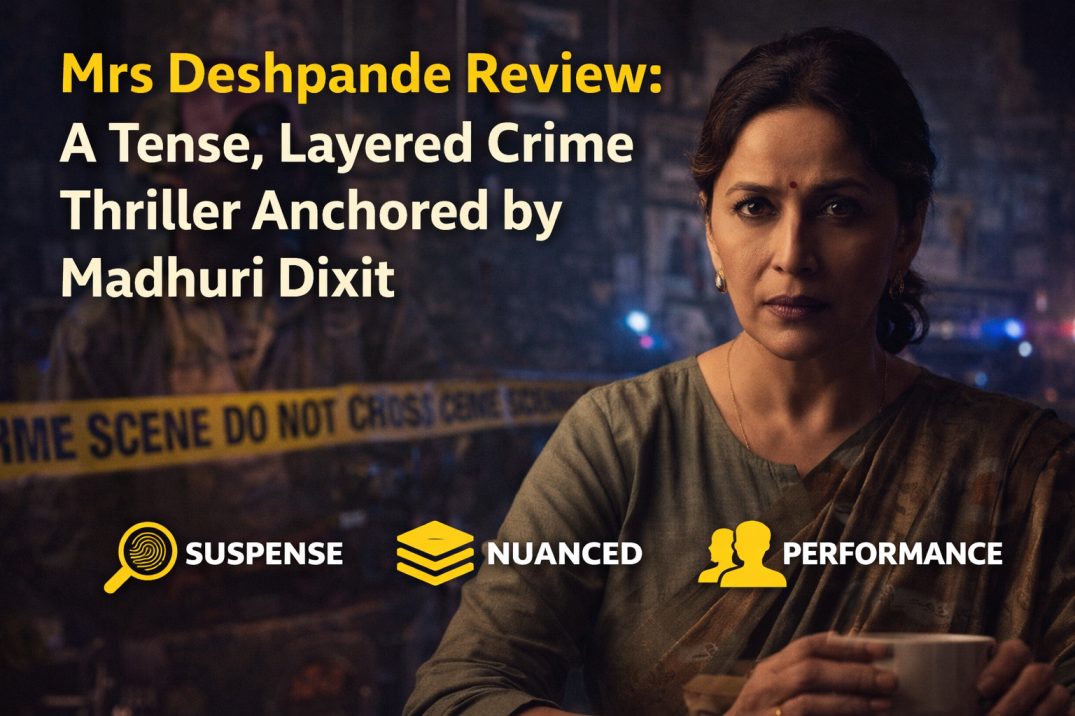 Mrs Deshpande Review: Madhuri Dixit Anchors Nagesh Kukunoor’s Tense, Layered Crime Thriller