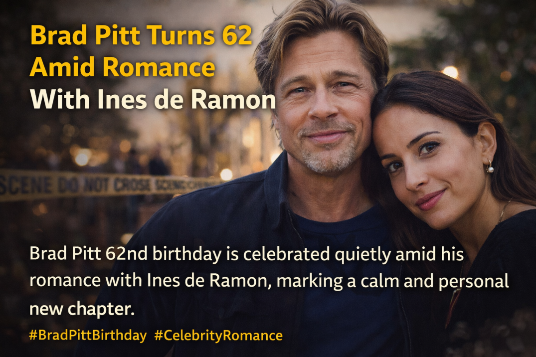 Brad Pitt Rings in 62nd Birthday Amid Romance With Ines de Ramon