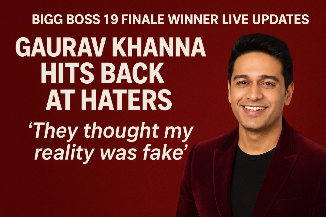 Bigg Boss 19 Finale Winner Live Updates: Gaurav Khanna Hits Back at Haters