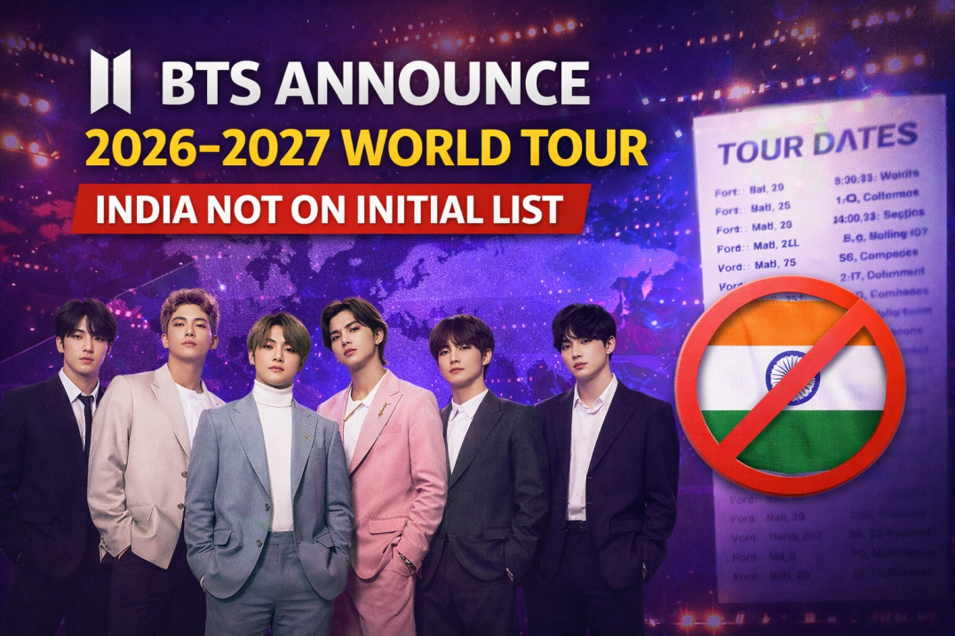 BTS Announce Massive 2026–2027 World Tour; India Not Included in First List