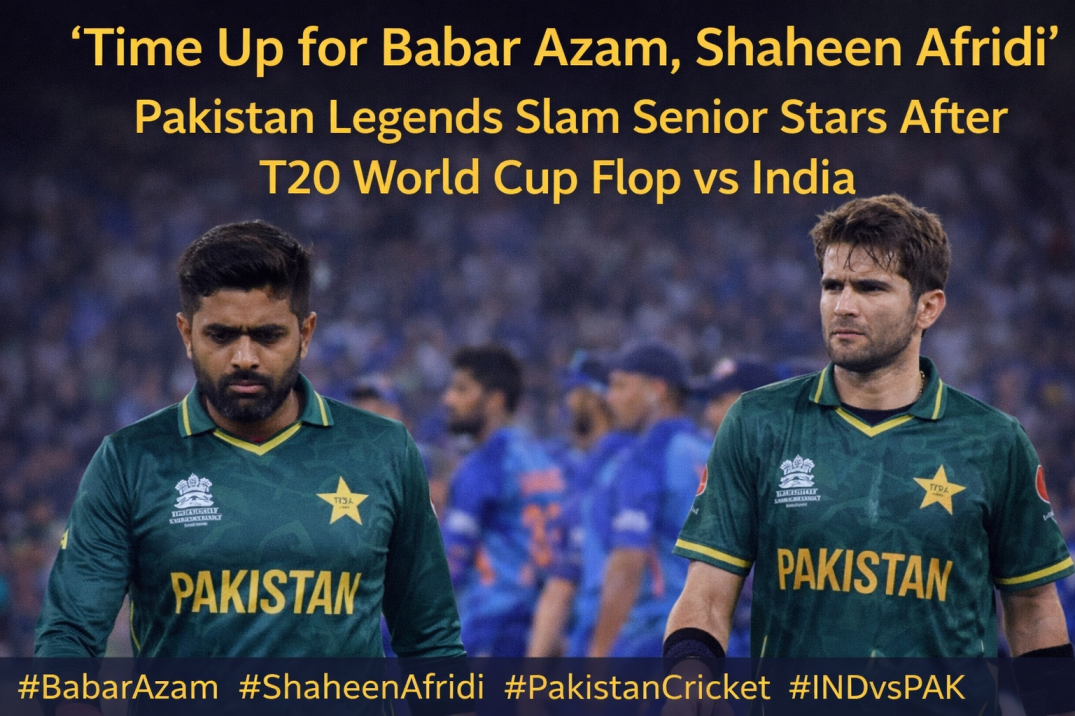 ‘Time Up for Babar Azam, Shaheen Afridi’: Pakistan Legends Slam Senior Stars After T20 World Cup Flop vs India