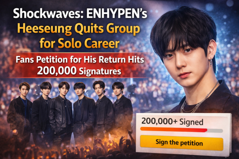 Shockwaves in K-Pop: Heeseung Quits ENHYPEN to Pursue Solo Career
