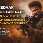 Subedaar OTT Release Date: When and Where to Watch Anil Kapoor’s Action Movie Online?