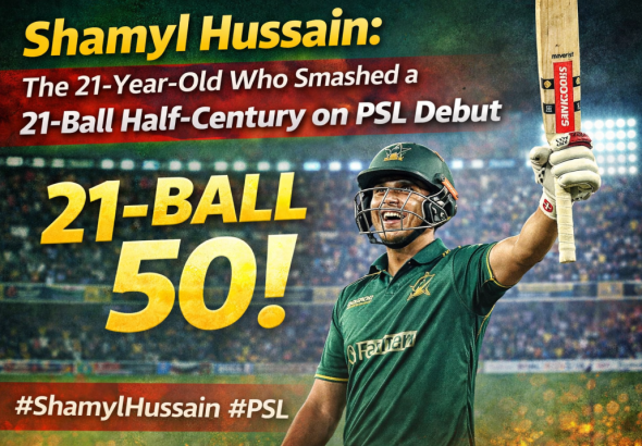 Shamyl Hussain: The 21-Year-Old Who Smashed a 21-Ball Half-Century on PSL Debut