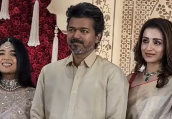 Vijay and Trisha Attend Wedding Reception Together Amid Affair Rumors